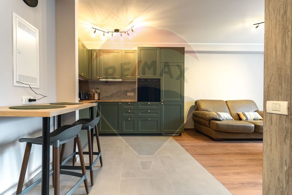 Studio de închiriat | 41,5 mp utili | Mobilat lux