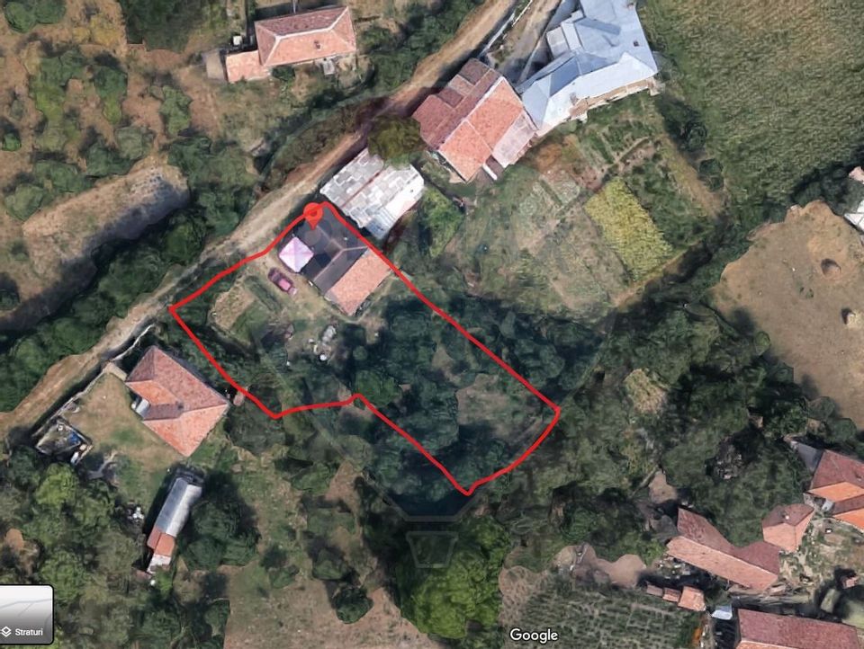 Teren cu autorizație de construire, 953 mp