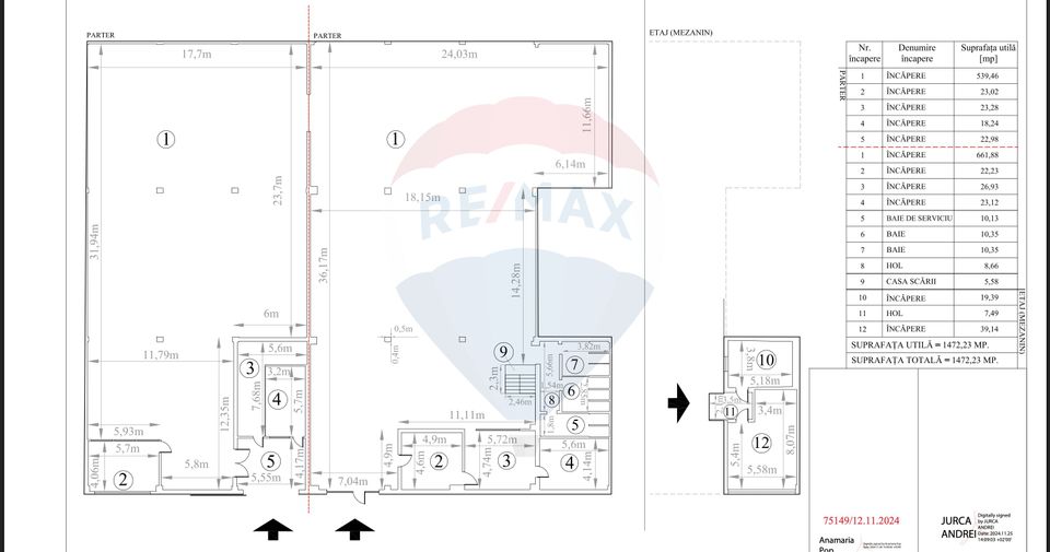 845.25sq.m Industrial Space for sale, Garii area