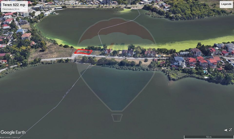 Teren cu deschidere lacul Colentina zona Doamna Ghica Fundeni