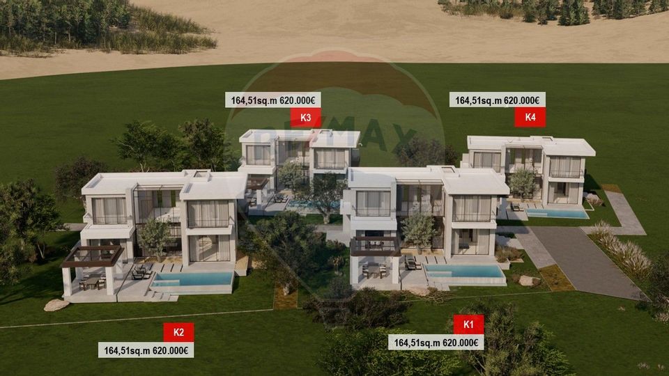 Vila cu 4 camere de vanzare statiunea Ofrynio, Grecia