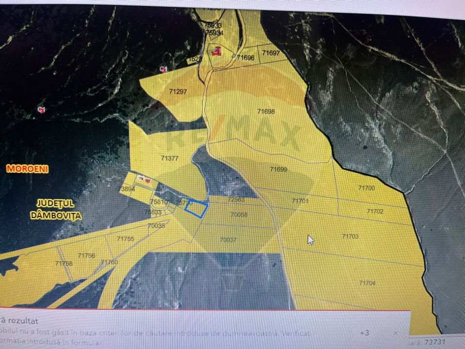 Land 4,000sqm Moroeni / Intrarea Dobresti