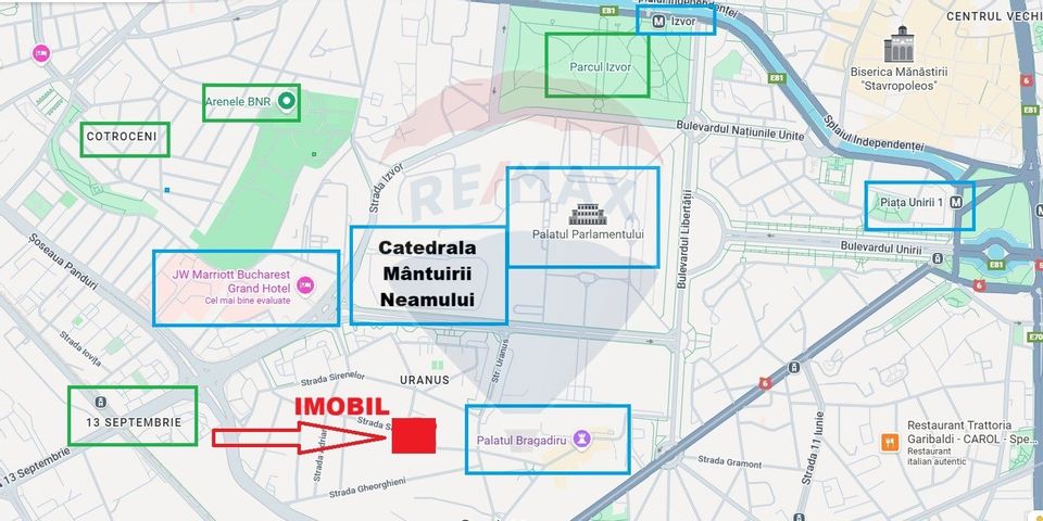 3 room House / Villa for sale, 13 Septembrie area