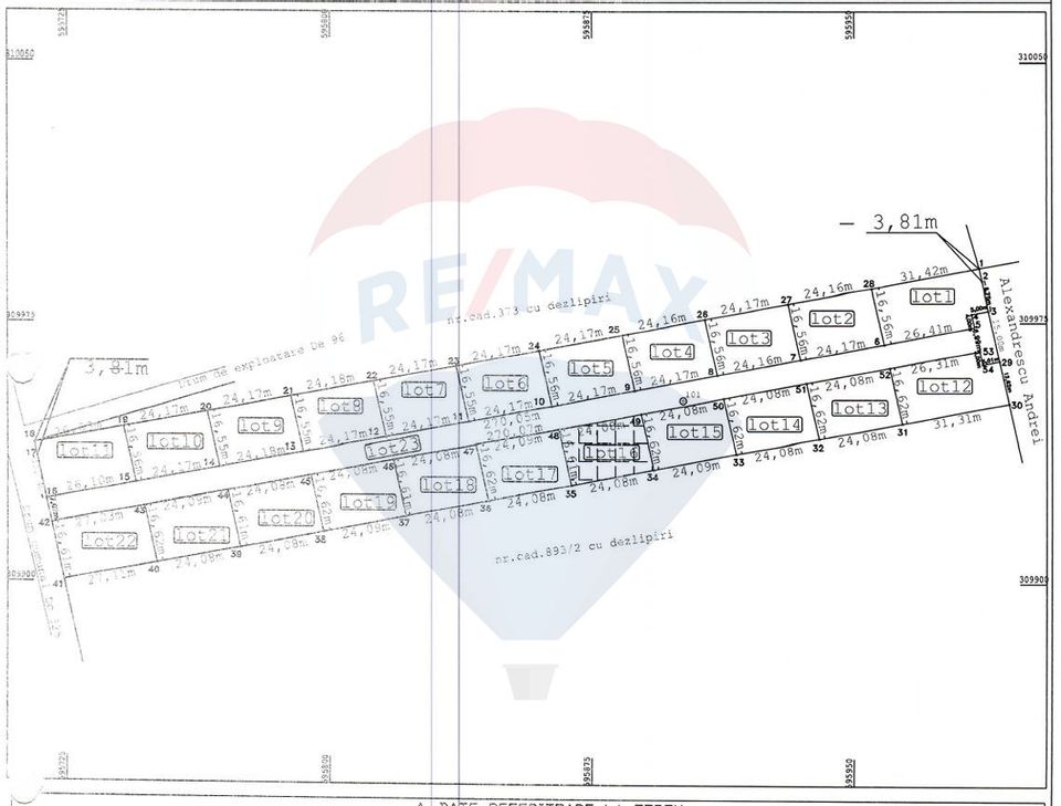 Land 400sqm Vidra / None