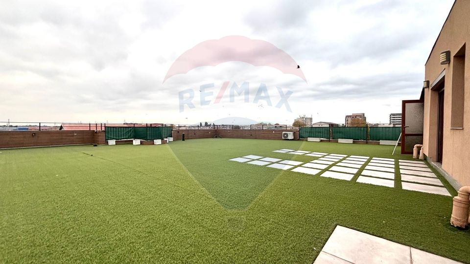 Apartament cu terasa panoramica de 613 mp de inchiriat- Km5 Constanta