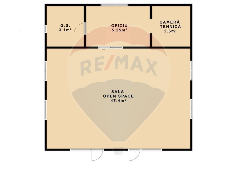 Spatiu de inchiriat Jucu Herghelie, cu toate utilitatile, curent 380V