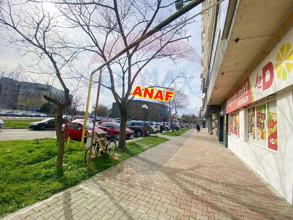 Spațiu comercial de închiriat, langa ANAF – Central, trafic intens