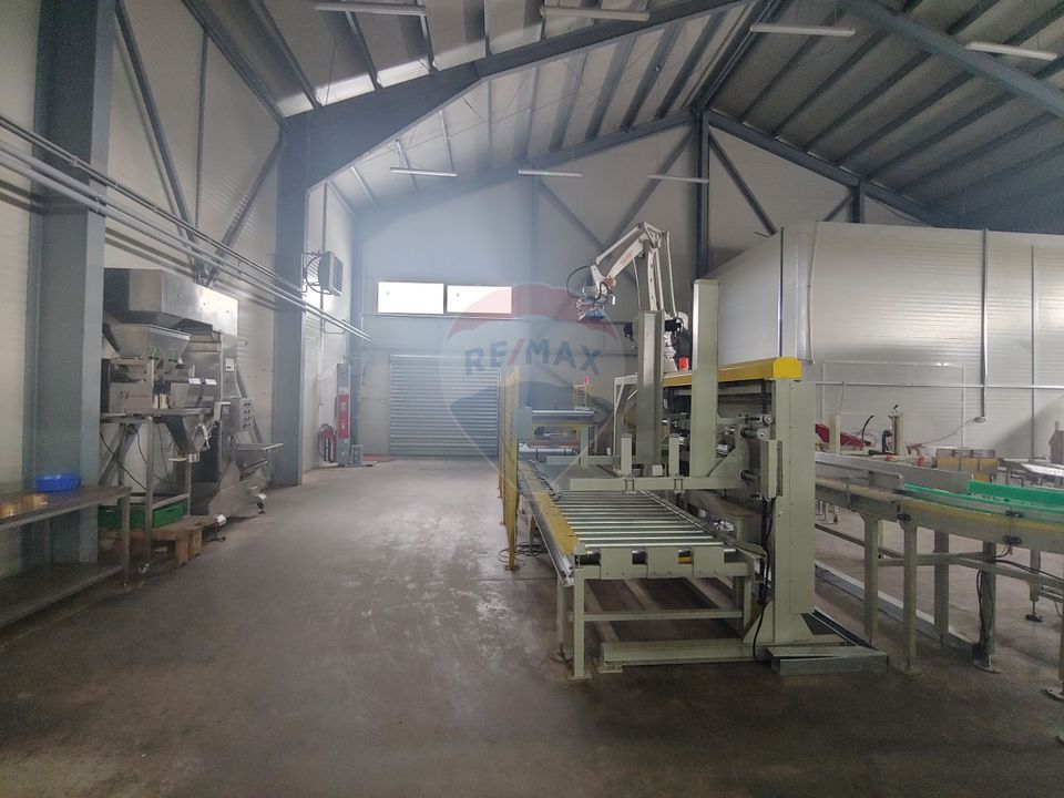 Spațiu industrial-depozit de 1120mp de închiriat în Dumbrăveni, SV