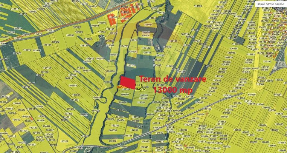 Land 13,000sqm Rasnov / DN 73