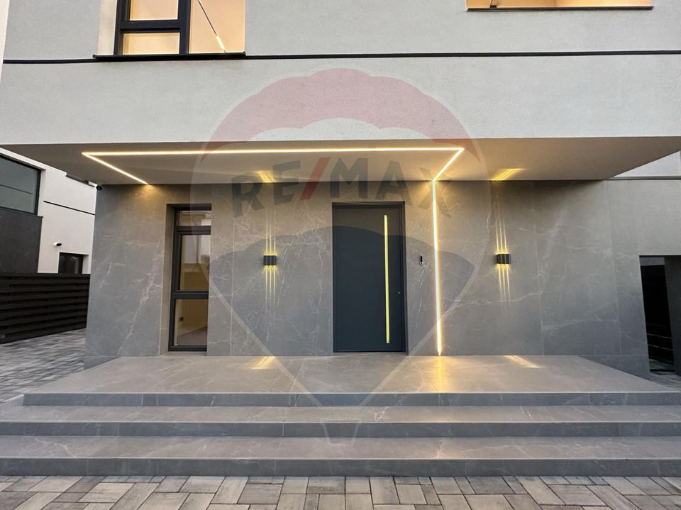 Vila moderna de inchiriat cu 5 camere, prima inchiriere