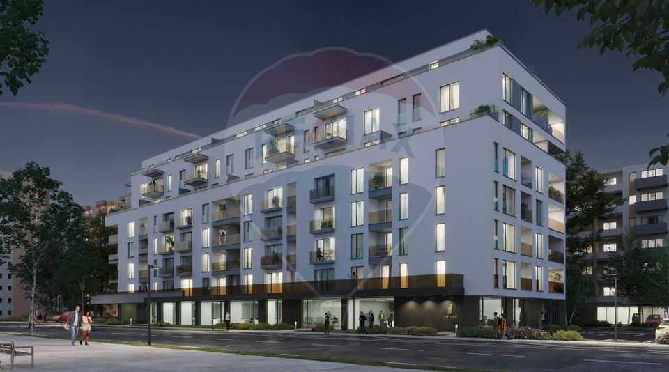 Apartament cu 2 camere, terasă 14 mp, etaj 5, Capitolis Residence