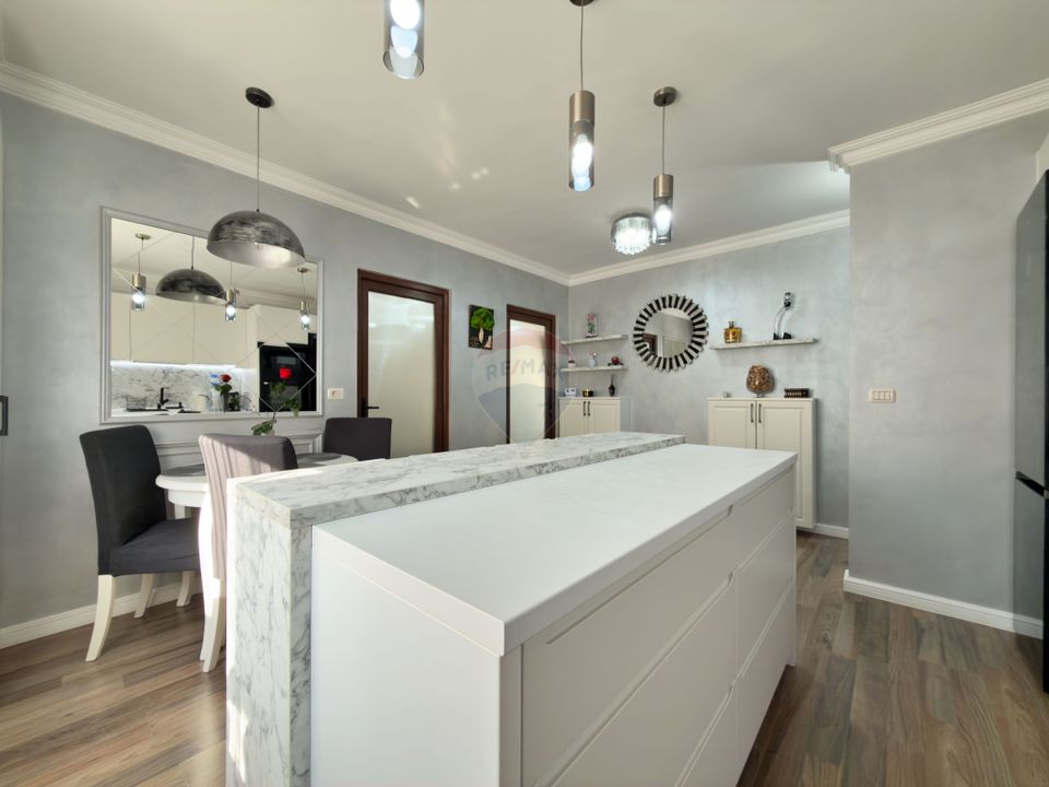 Apartament modern de vânzare, etaj 1, balcon închis, parcare privată