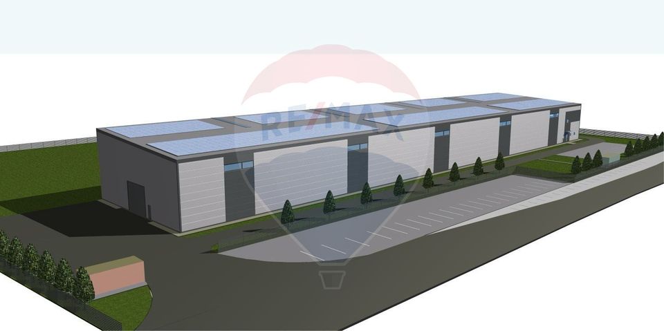 Urban land 1.7 Ha, industrial hall project - Mosna DN141