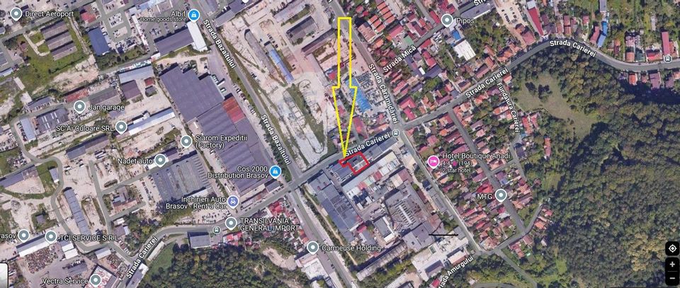 Parter comercial în Braşov 340 mp, str Carierei.