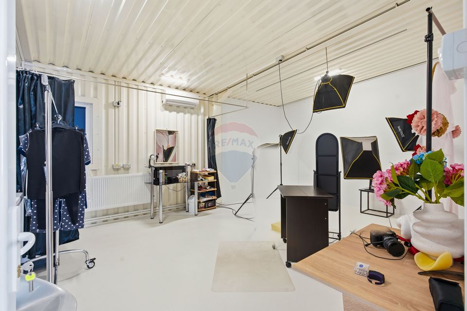 Hală Multifuncțională de Vânzare 600mp și Teren 924mp în Bucium - Iași