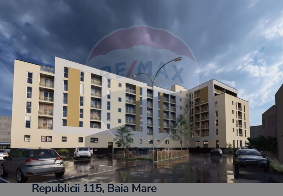 Apartament cu 2 camere de vânzare în zona Republicii