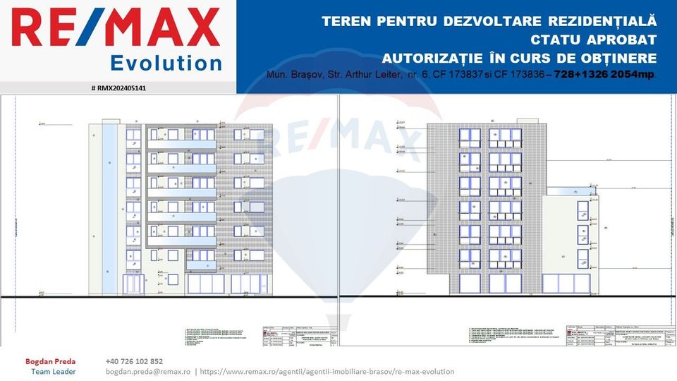 Teren de vanzare, autorizatia in curs de obtinere, Brasov,comision 0%