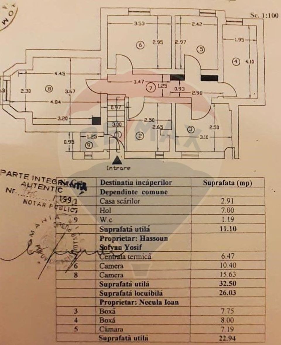 Apartament cu 5 camere  in vila,  curte si dependinte în Dorobanti