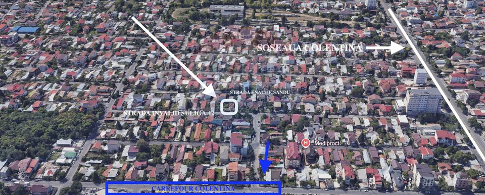 Teren de vanzare 256 mp Colentina Ideal locuinta individuala