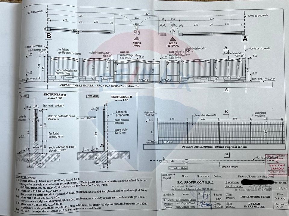Teren de vânzare în  Prejmer de 3,600 mp ,  intravilan cu utilități