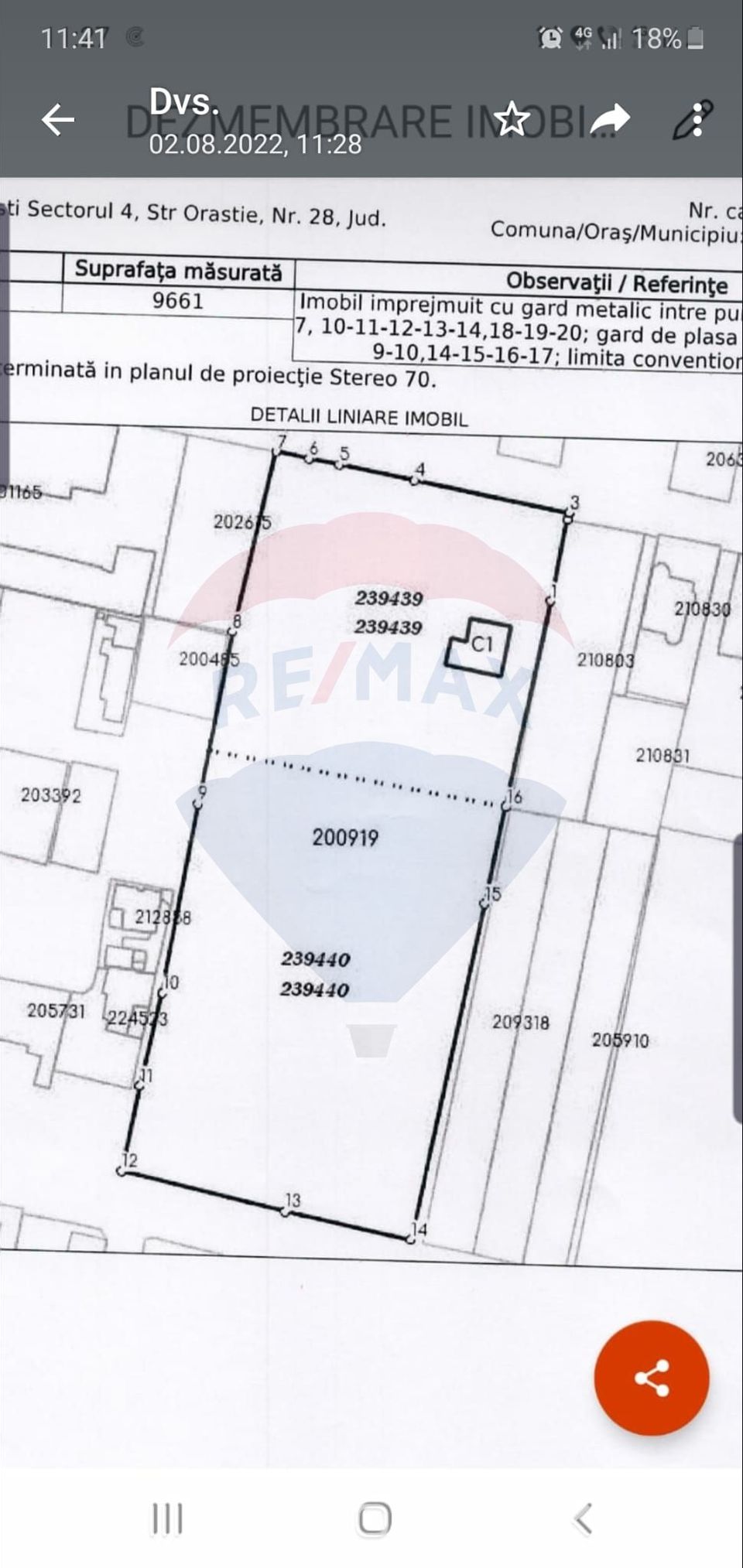 Land 9,661sqm Strada Orastie