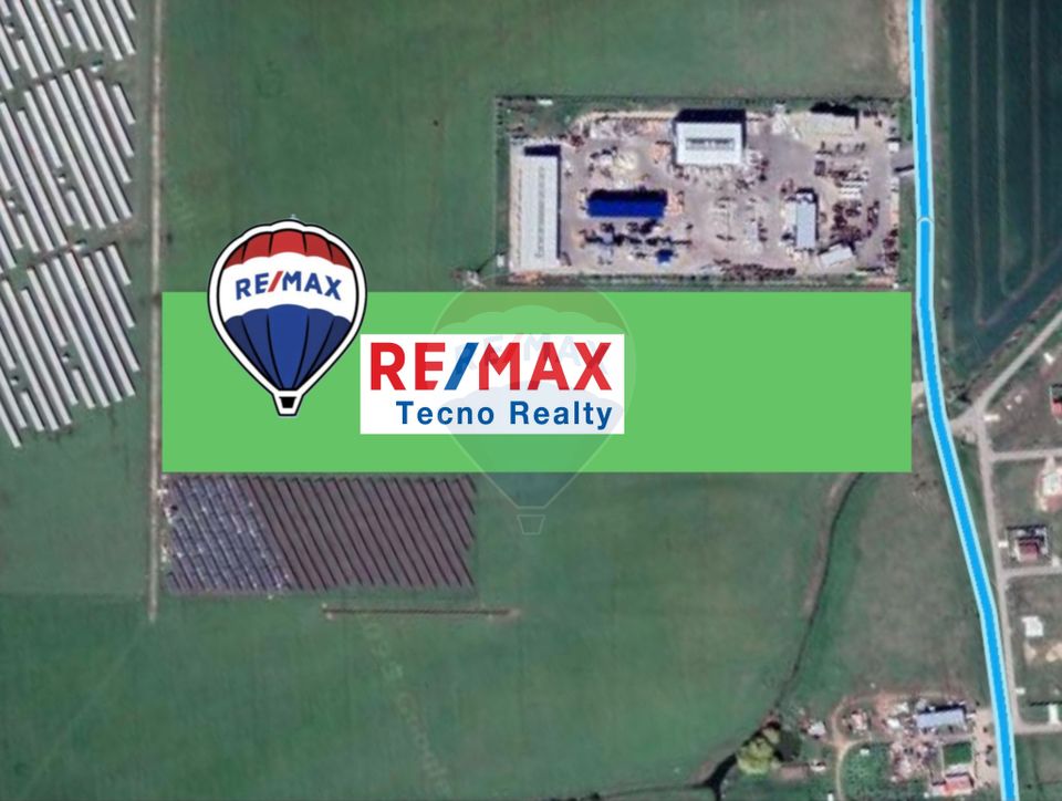 Teren intravilan 5,9 ha la doar 8E/mp fs 150m la 8 km de Arad