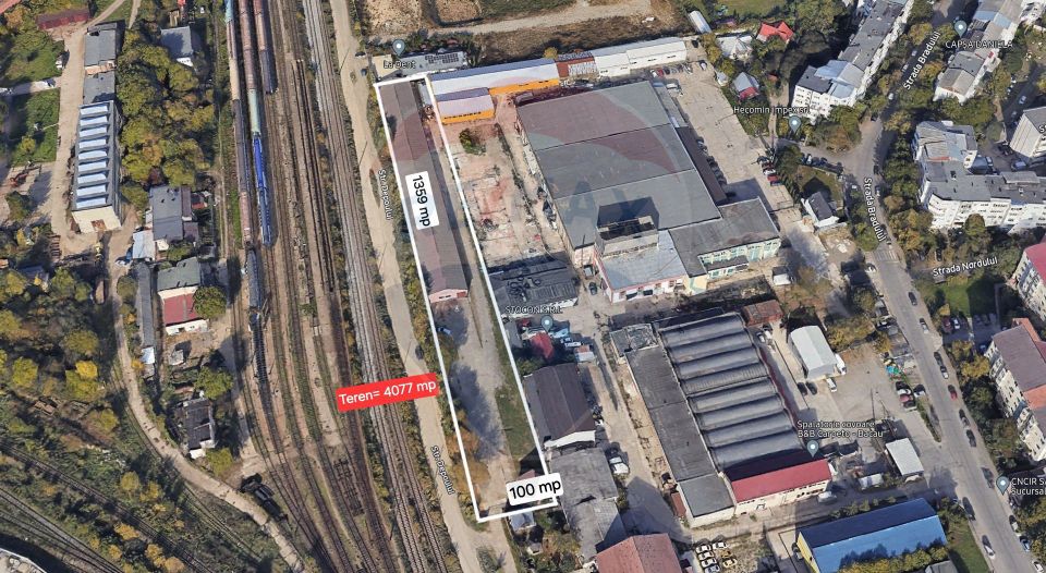 1,459sq.m Industrial Space for rent, George Bacovia area