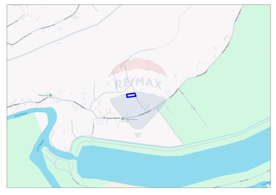 De vânzare Teren 1,000 mp intravilan Oradea/Podgoria