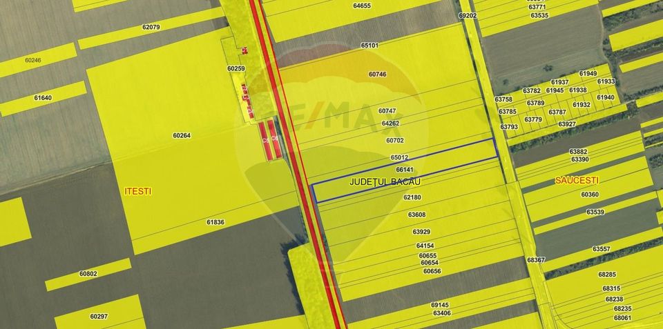 Land 13,773sqm Bogdan Voda / Strada Principala