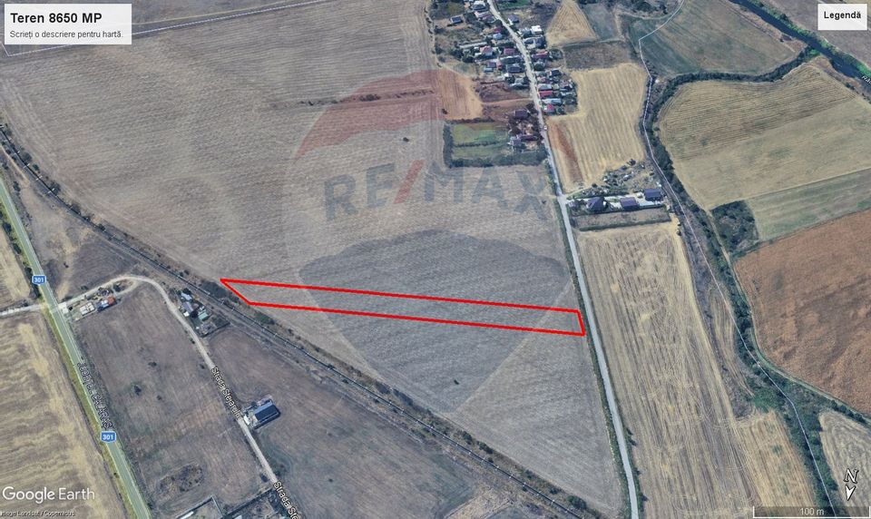 Land 8,650sqm Cernica / Strada Nicolae Iorga