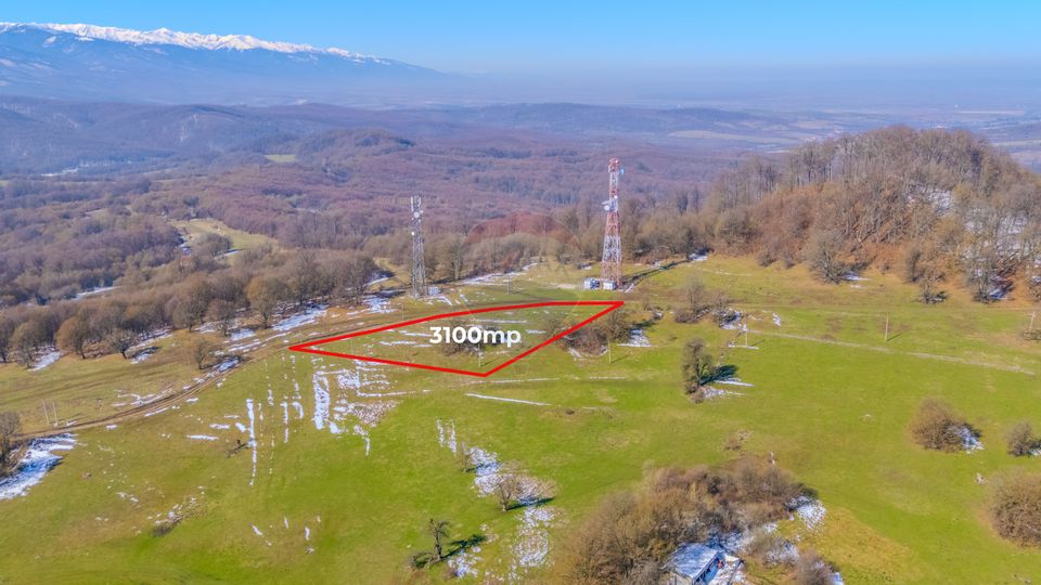 COMIISION 0% Teren cu vedere spectaculoasă – 3.100 mp Vlădeni