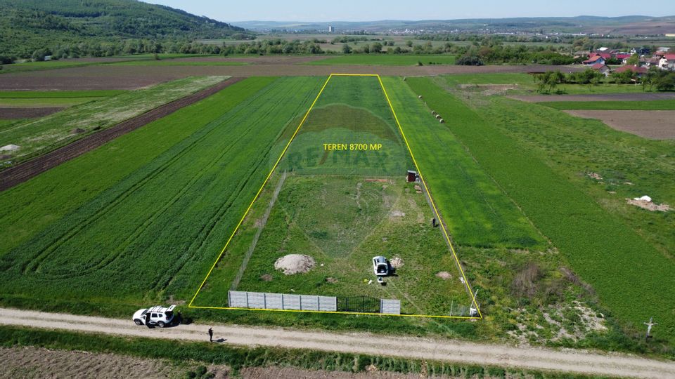 Teren de vanzare 8.700 mp în Livada comuna Iclod