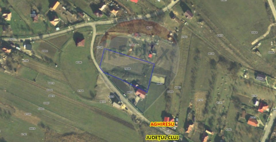 Teren intravilan Aghiresu-Fabrici comuna Aghiresu toate utilitatile