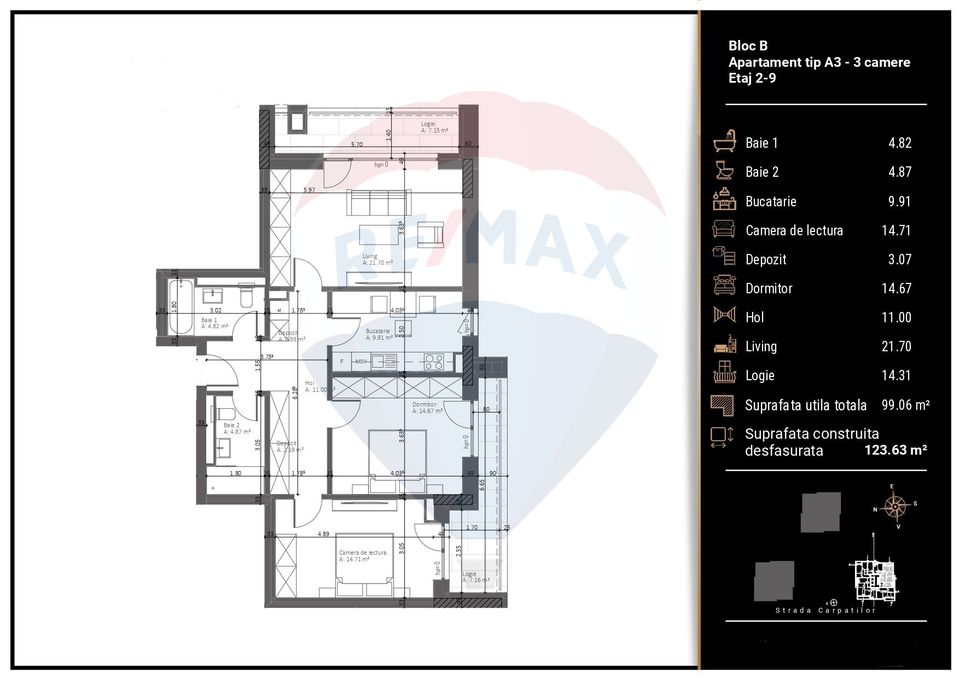 Cosmopolit Zenit – Ansamblu Rezidențial Premium în Răcădău