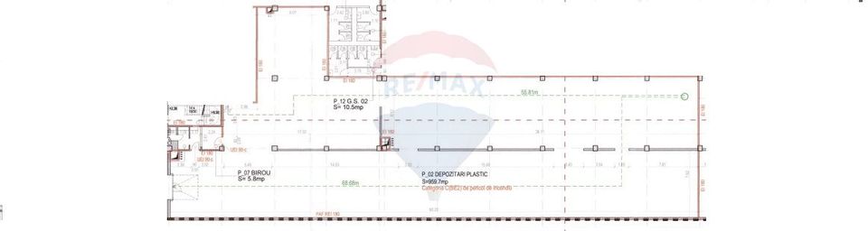 1,020sq.m Industrial Space for rent, Timisoara area