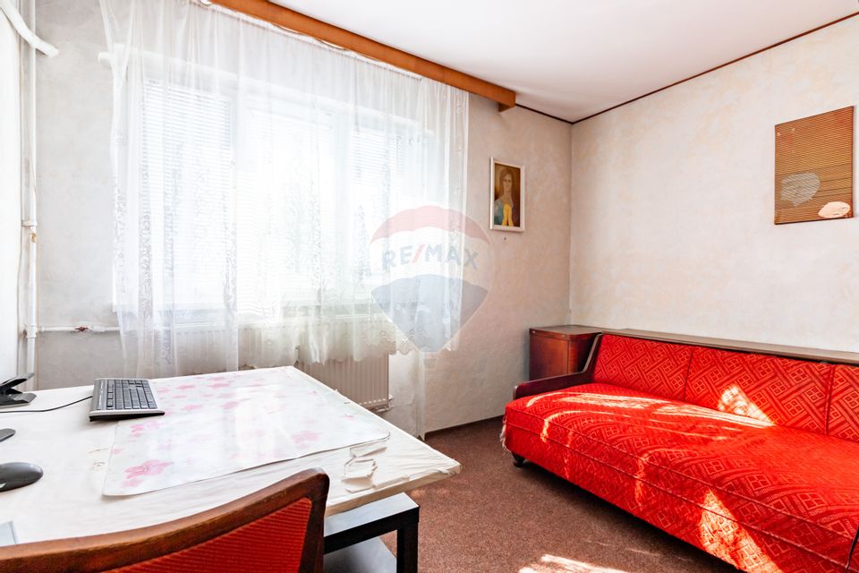 Apartment for sale with 3 bright rooms, in the Drumul Taberei area