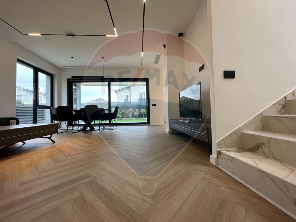 Vila moderna de inchiriat cu 5 camere, prima inchiriere