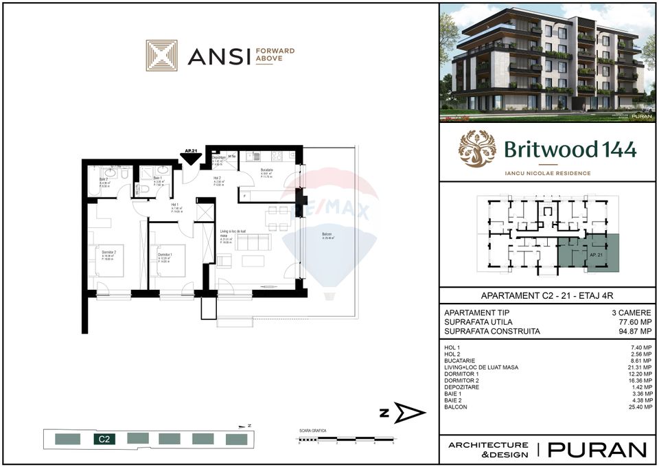 Apartament 3 camere de vânzare Iancu Nicolae