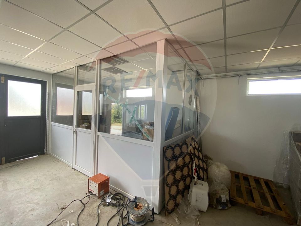 Teren cu hală, Bucsani, Crevedia / DN 61 (A1, A0) 40 Km de București