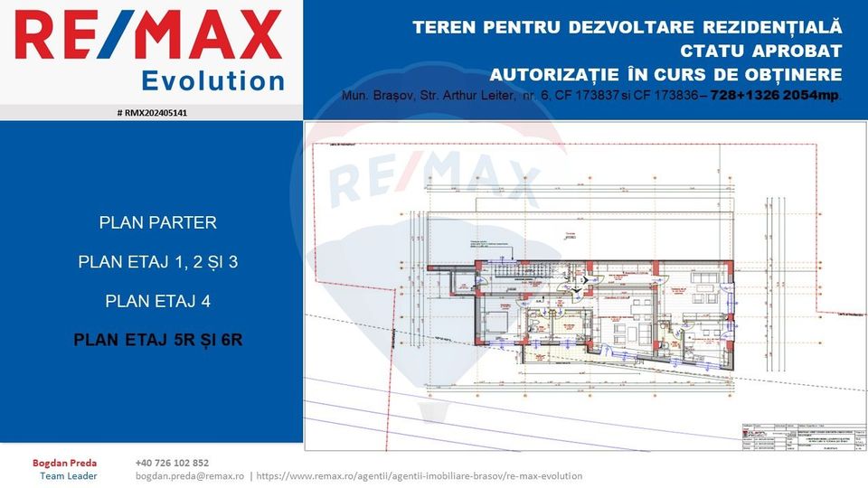 Land 2,054sqm Brasov / Strada Artur Leiter