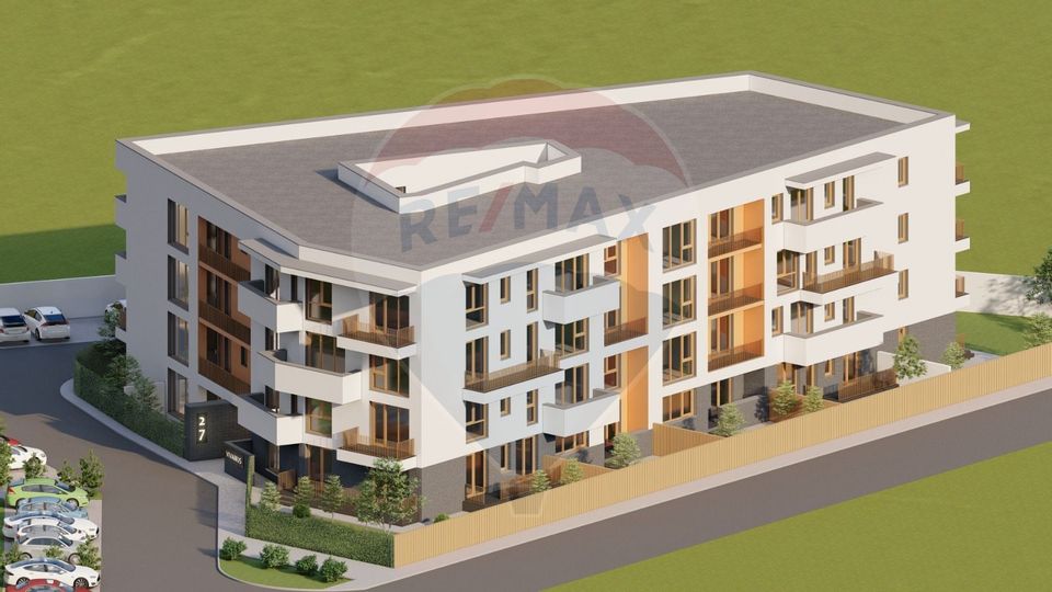 Apartament cu 2 Camere 52.56 mp + balcon 9.8 mp