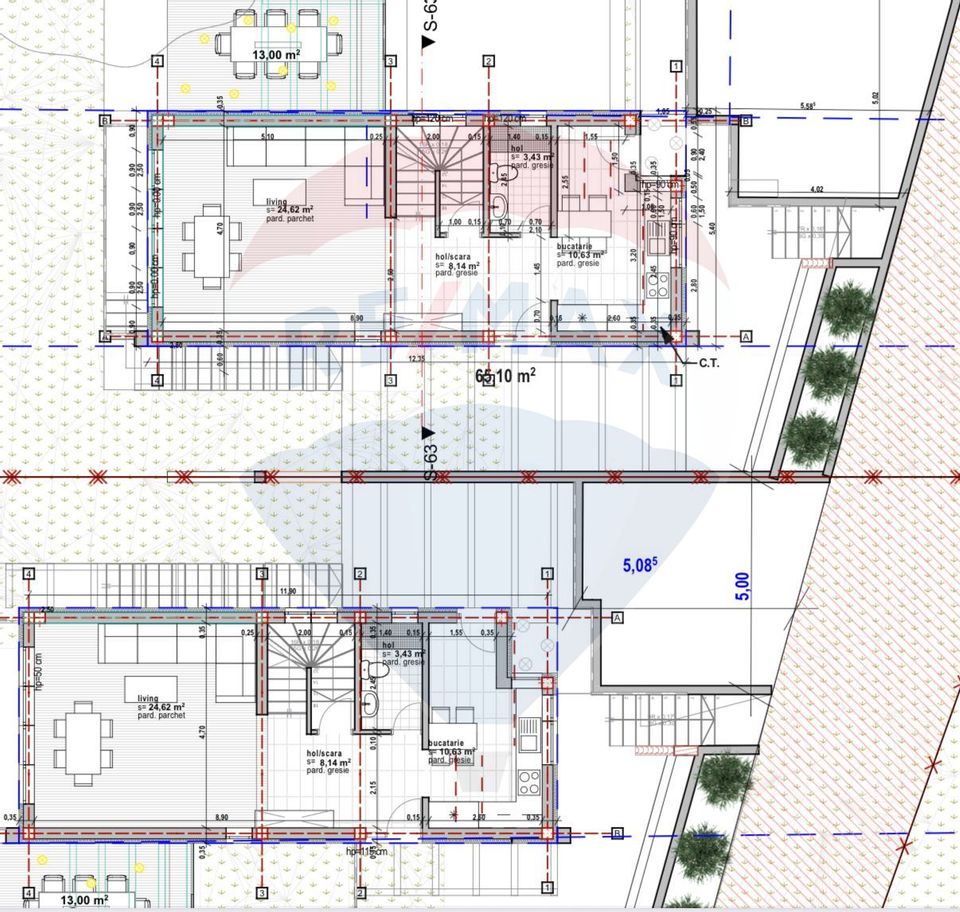 Teren autorizat pentru casa individuala, 9 Min de Auchan, COMISION 0%
