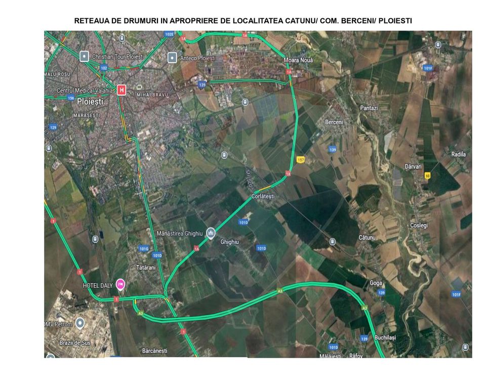 Land 310,000sqm Catunu (Berceni) / Intrarea tarla 17