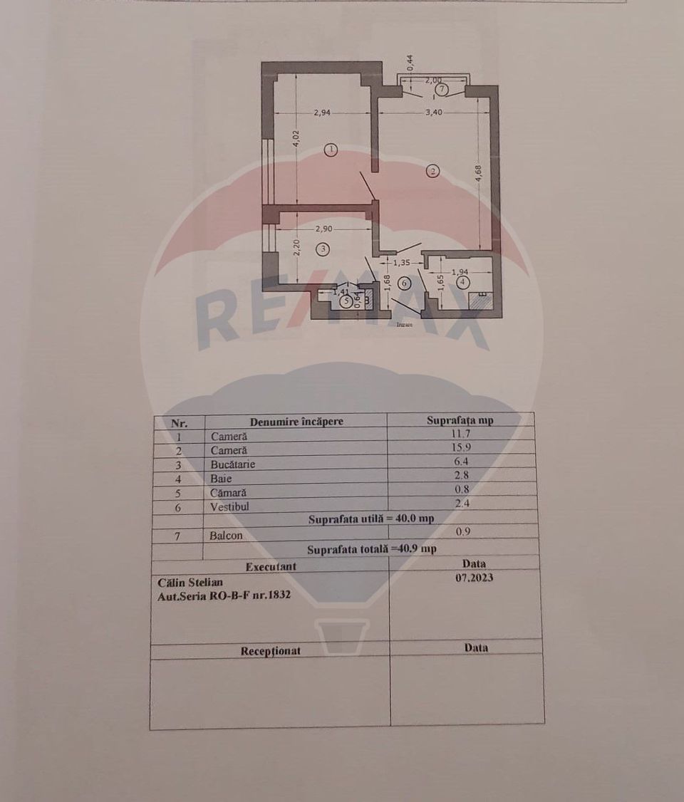 2 room Apartment for sale, P-ta Unirii area