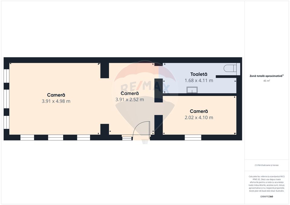 65sq.m Commercial Space for rent, Floreasca area