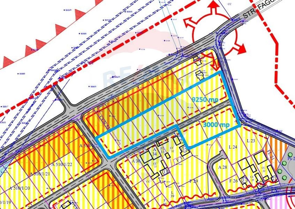 Land 13,000sqm Brasov / Strada Fagurului