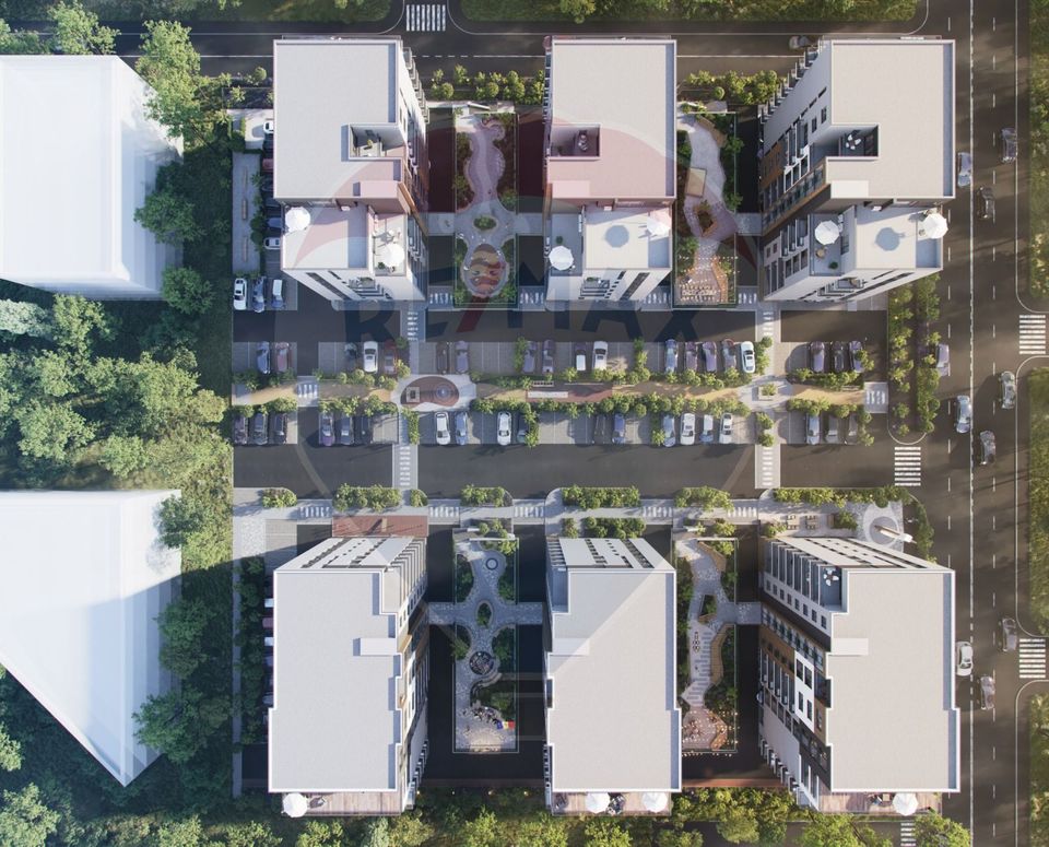 Generous studio, for sale in the Straulesti metro area