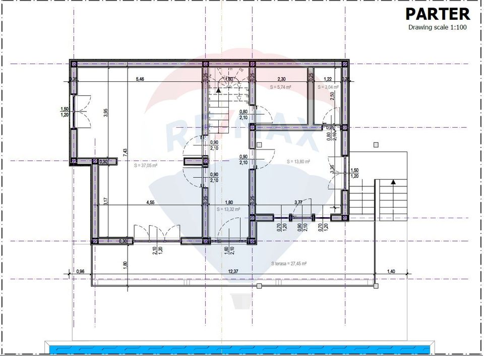 VIlă la Cheie de vânzare, 5 camere,  în Iași zona Mănăstirea Bucium