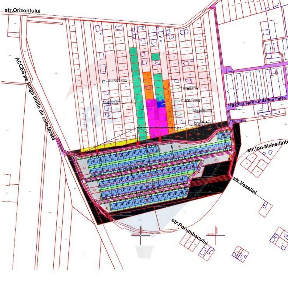 Teren Intravilan parcelat de vanzare Zona Bujac