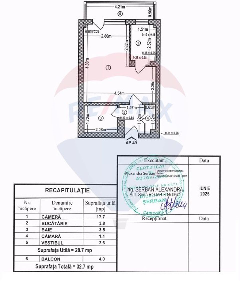1 room Apartment for sale, Turda area